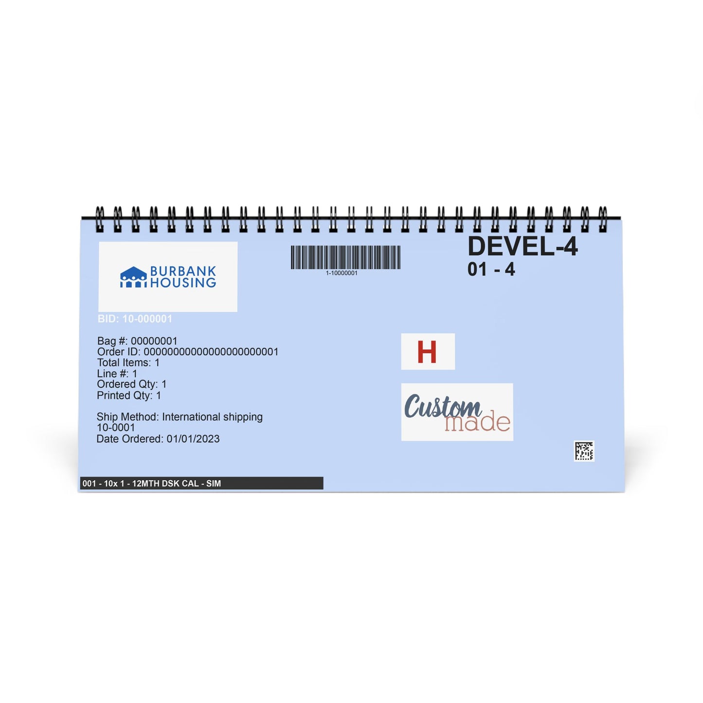 Desktop Calendar (2027 grid)